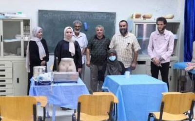 تنظيم المعامل العلمية بكلية التمريض