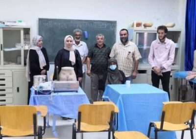 تنظيم المعامل العلمية بكلية التمريض