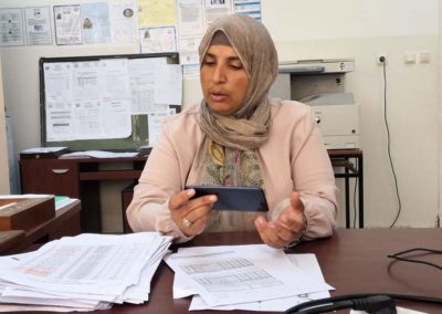 زار المدير التنفيذي لمركز تقنية المعلومات التابع لجامعة بنغازي د.يونس البدري مقر كلية التمريض بالكويفية رفقة الأستاذ أحمد بن هلوم . التقى البدري وابن هلوم مسجل عام الكلية أ. مبروك الشقعابي ورئيس قسم الدراسة والامتحانات أ.نعيمة البرغثي وتم مناقشة إجراءات إنشاء منظومة الدراسة والامتحانات بكلية التمريض.