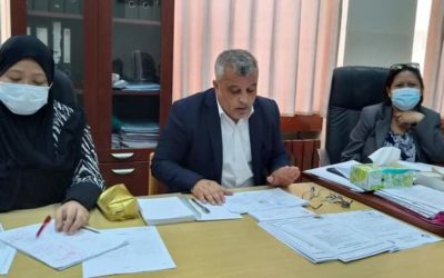 التمريض تقترح خطة آمنة في لقائها بمعيدي الكلية