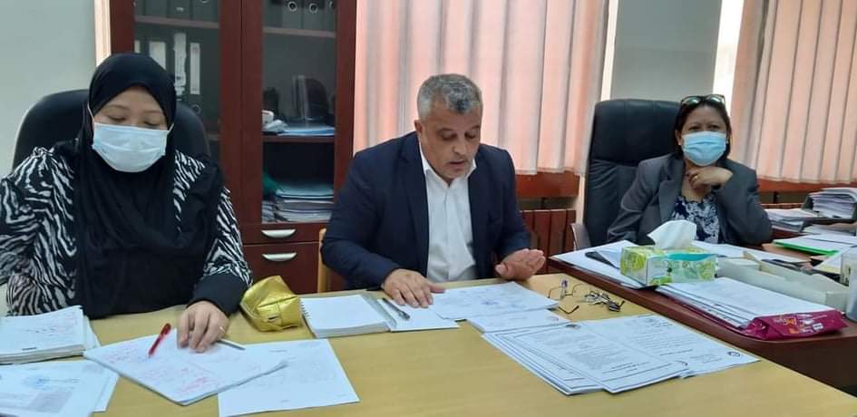 2التمريض تقترح خطة آمنة في لقائها بمعيدي الكلية